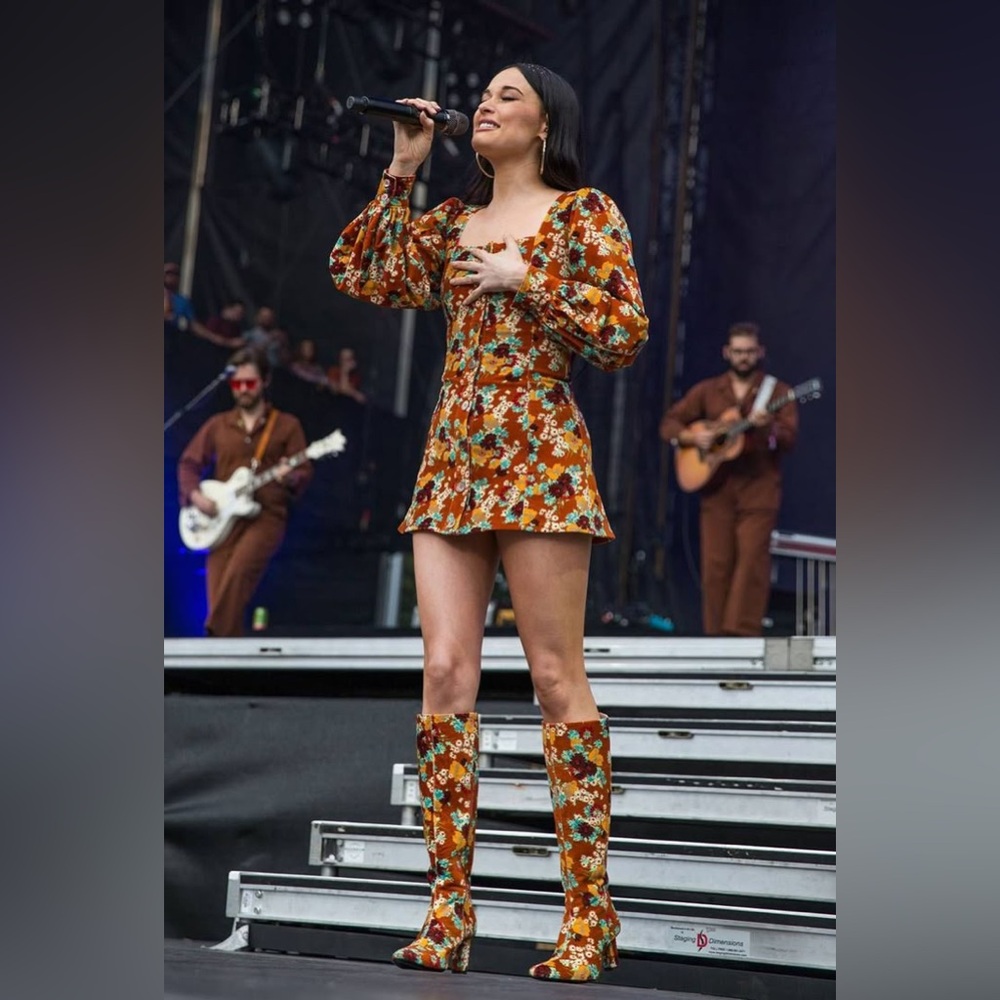 Staud Chandler Velvet Mini Dress - Picture 8 of 8